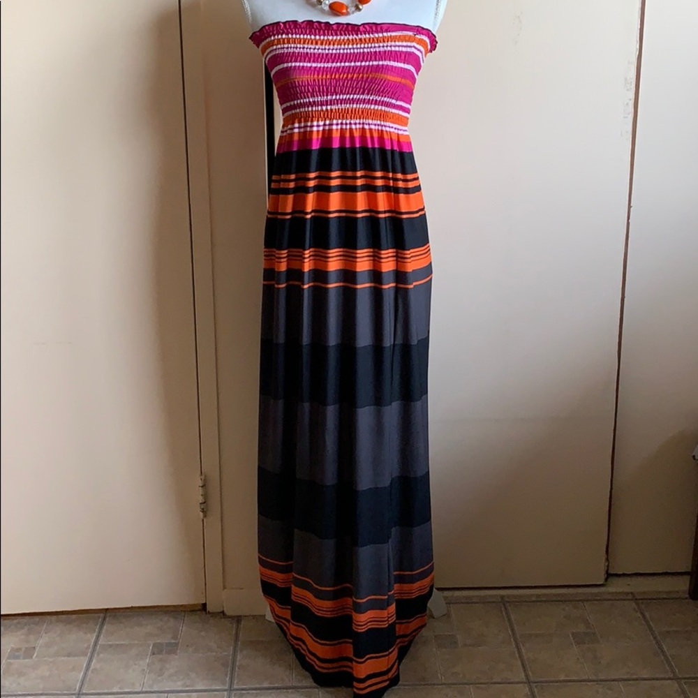Sienna L maxi strapless